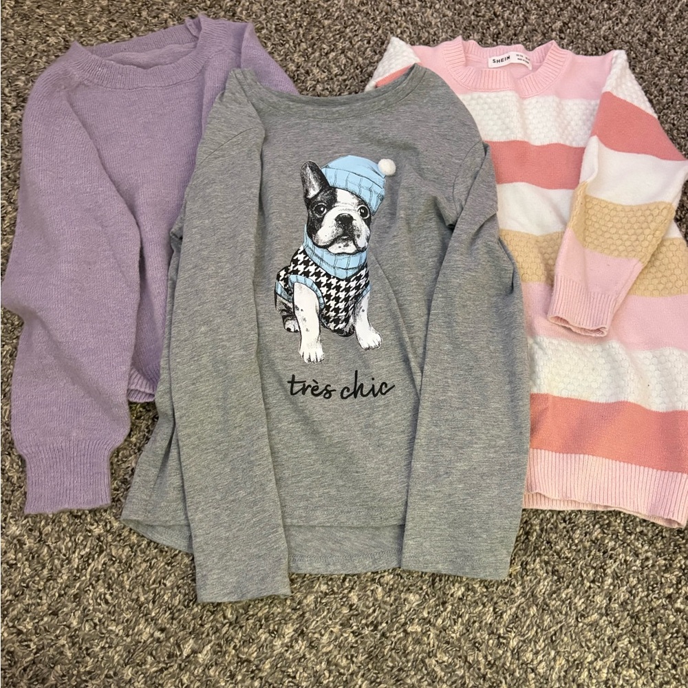 GUC girls small (6) long sleeve shirt bundle